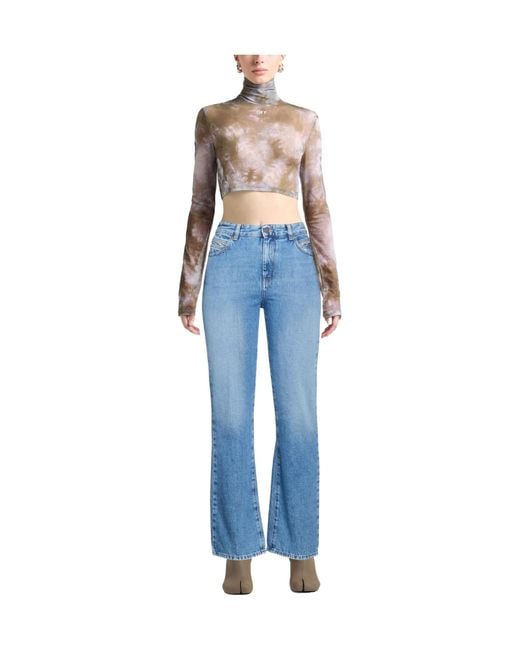 DIESEL Blue Retro Flared Jeans