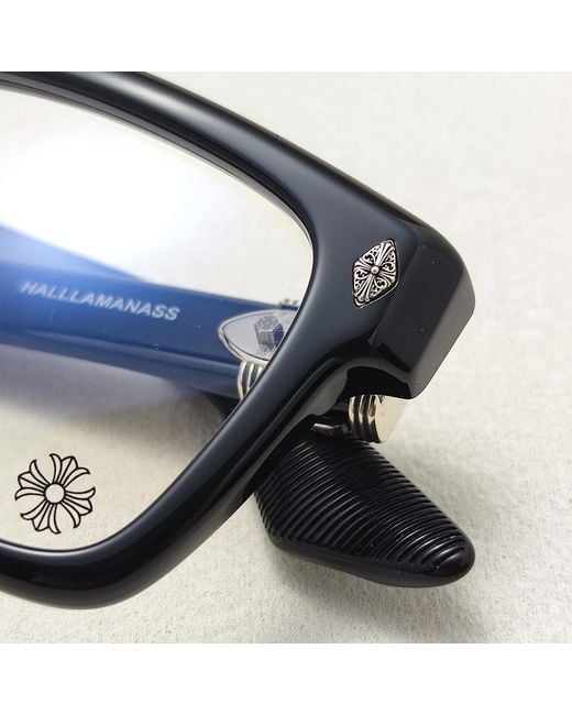 Chrome Hearts White Full-Rimmed Plano Lenses for men