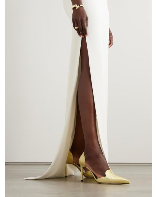 Tom Ford Metallic Eva D'Orsay High Heels