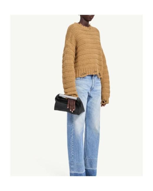 MM6 by Maison Margiela Blue Wool Jumper