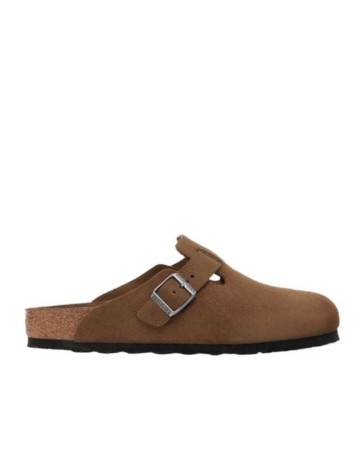 Birkenstock Brown Boston Bs Mules for men