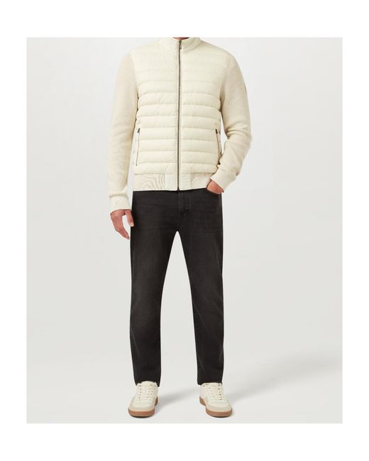 Belstaff Natural Quilted Down Jacket for men