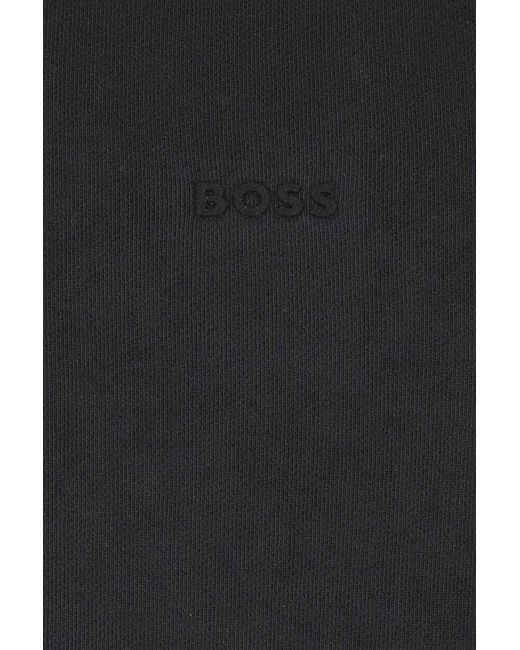 Boss Black Boss Logo Embroidered Crewneck Sweatshirt for men