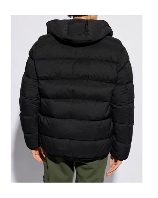 Stone Island Black Down Jackets for men