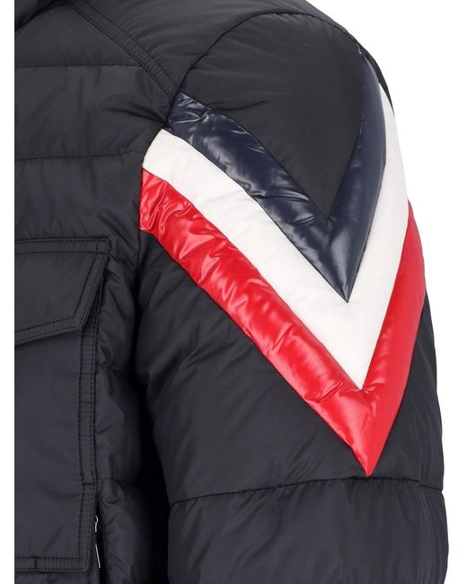 Moncler Black Berard Zip-Up Short Padded Jacket for men