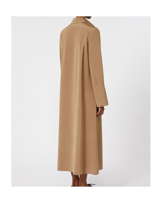 Max Mara Natural Silk Crêpe De Chine Dress