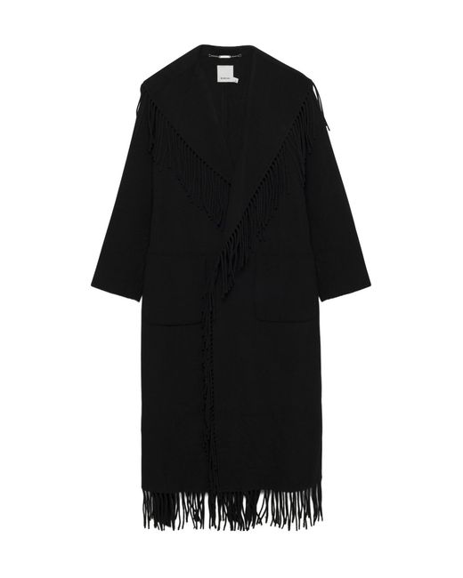 Jonathan Simkhai Black Carrie Coat