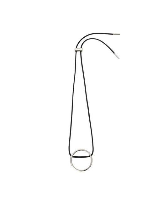 Max Mara Metallic Pendant Necklace