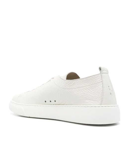 Henderson White Laced Sneakers for men