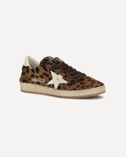 Golden Goose Deluxe Brand Brown Ball Star Low-Top Sneakers