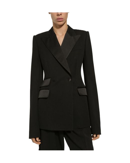 Dolce & Gabbana Black 'Dolce' Tuxedo Blazer