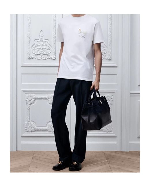 Dior Blue Tailored Track Pants for men