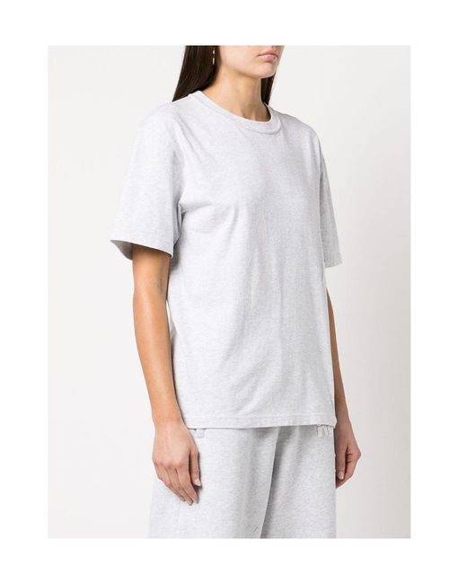 Alexander Wang White T By Crewneck Short-Sleeved T-Shirt
