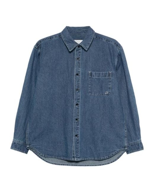 DUNST Blue Long-Sleeved Shirt