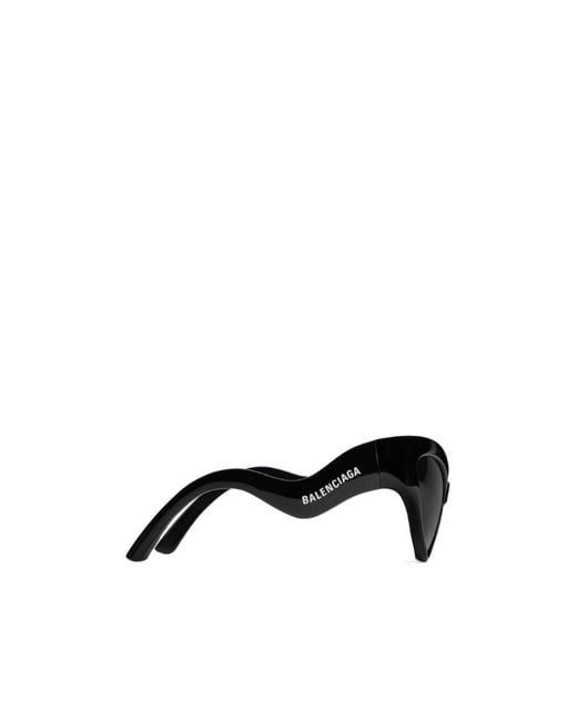 Balenciaga Black Eyewear Hamptons Cat-Eye Sunglasses