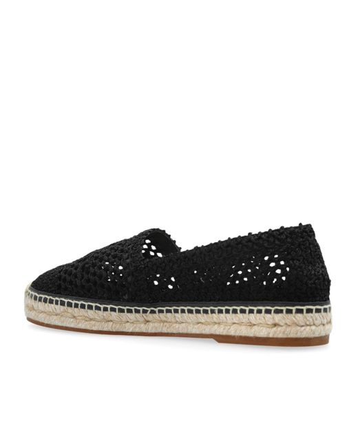 Chloé Black Chloé Isla Logo Detailed Slip-On Espadrilles