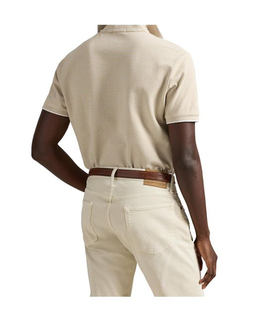 Polo Ralph Lauren White Logo Short Sleeve Polo Shirt for men
