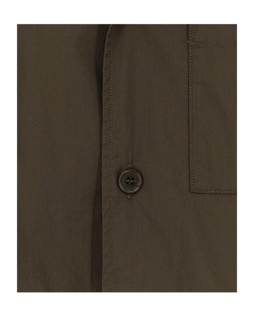 Aspesi Green Short-Sleeved Shirt for men
