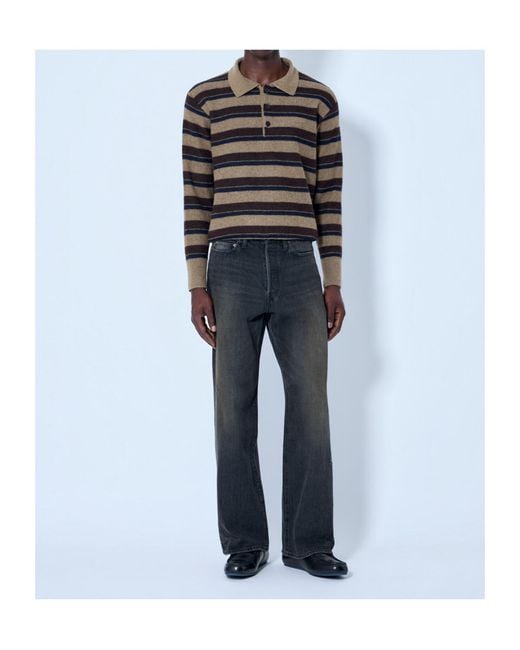 Ssstein Blue Loose Denim Jeans for men