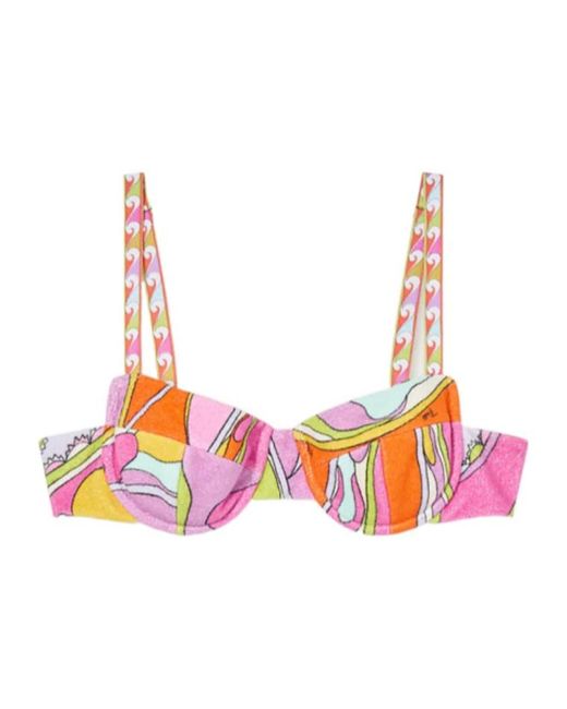 Emilio Pucci Multicolor Pucci Orchidee Printterry Top