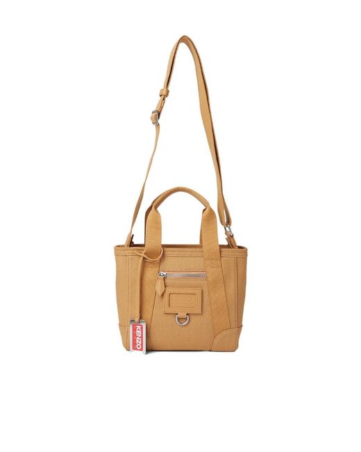 KENZO Orange Paris Mini Tote Bag