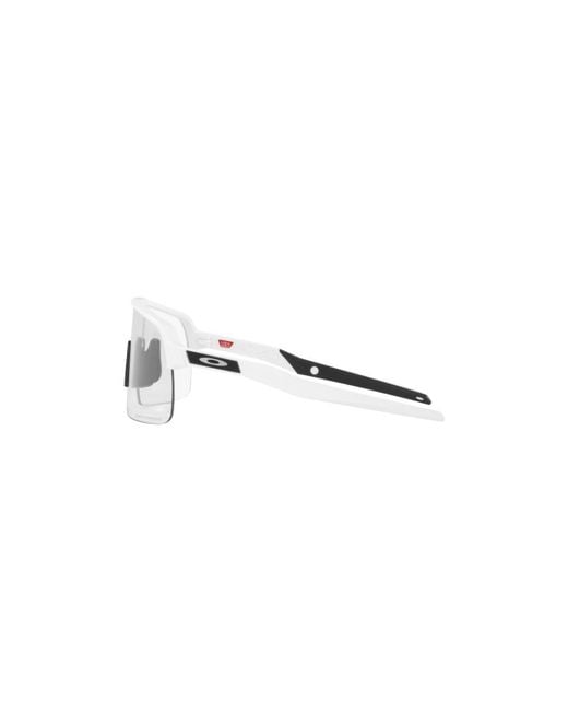 Oakley White Sutro Lite Shield Sunglasses for men