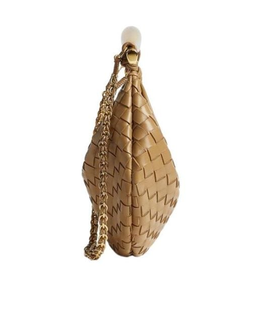 Bottega Veneta Brown Gemelli Small Shoulder Bag