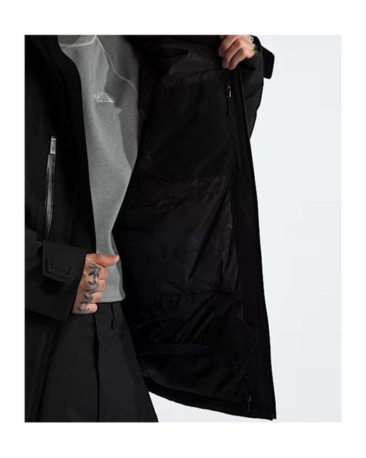 The North Face Black Zip-Up High Neck Chakal Jacket for men