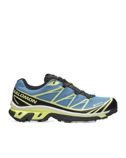 Salomon Lab Blue Salomon Xt-6 Gore-Tex Lace-Up Sneakers for men