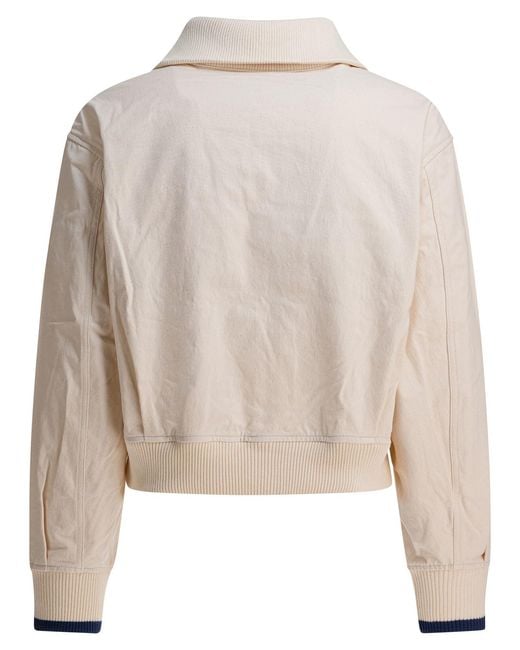 Kapital Natural Zip-Front Ribbed-Cuff Jacket for men