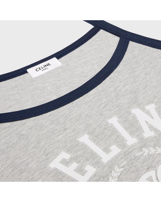 Celine Tank Top in Blue | Lyst