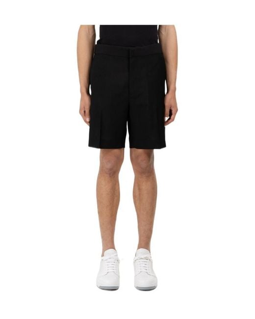 Givenchy Black Elastic Waistband Shorts for men