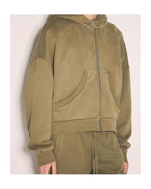 Entire studios Green Eternal Zip Hoodie for men