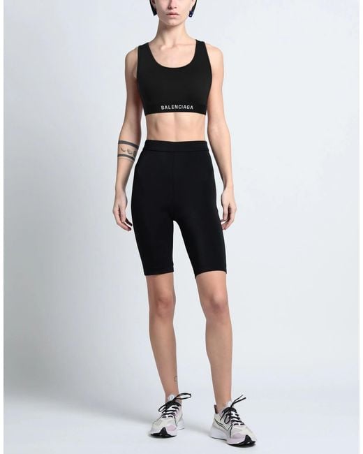 Balenciaga Black Minimalist Sports Top