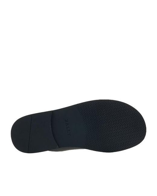 Bally Blue Round Head Flat Slippers for men