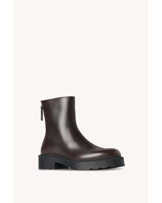 The Row Brown Nobilis Ankle Boots