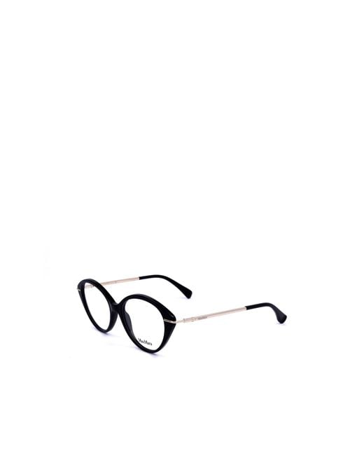Max Mara White Cat-Eye Glasses
