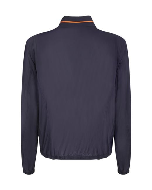 Moorer Blue Long-Sleeve Jacket for men
