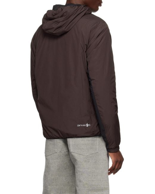 Moncler Gray Grenoble Bissen Packable Hooded Shell Jacket for men
