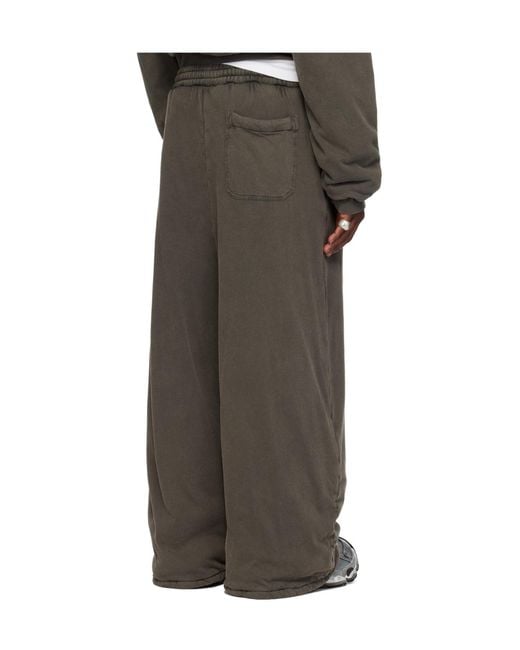 Lu'u Dan Gray Bontans Drawstring Casual Pants for men