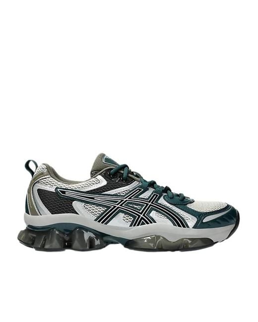 Asics Green Gel-Quantum Kinetic Lace-Up Sneakers for men