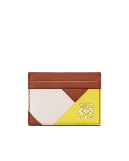Loewe Yellow Leather Cardholder