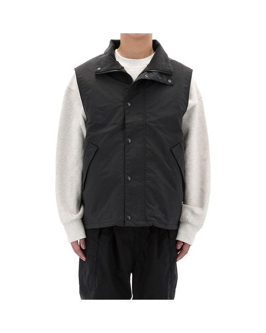 Nanamica Black 2L Pertex Unlimited Field Vest for men