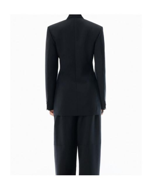 Alexander Wang Blue Double Breasted Blazer Dress