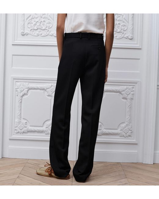 Dior Black Regular-Fit Pants