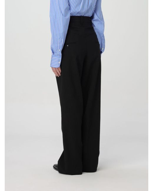 Isabel Marant Black Staya Wide-Leg Pants