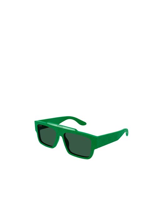 Gucci Green Eyewear Rectangular Frame Sunglasses for men