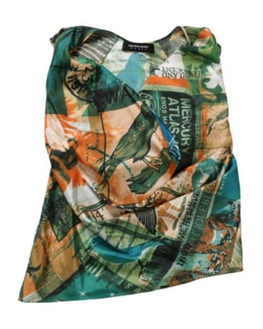 Kiko Kostadinov Green Markarian Sleeveless Top
