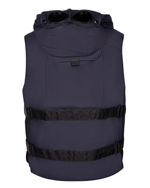 Junya Watanabe Blue Hooded Vest for men