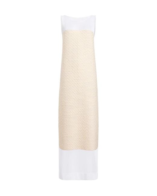 Khaite White Sleeveless Miriele Dress